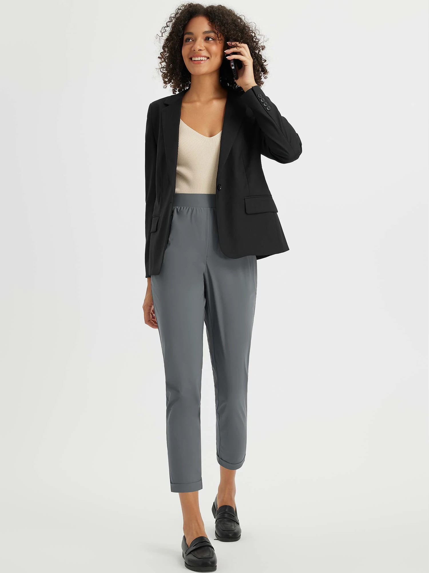 Dynamic Form High-Rise Tapered Trousers 18 Dynamic Form High-Rise Tapered Trousers - Image 18