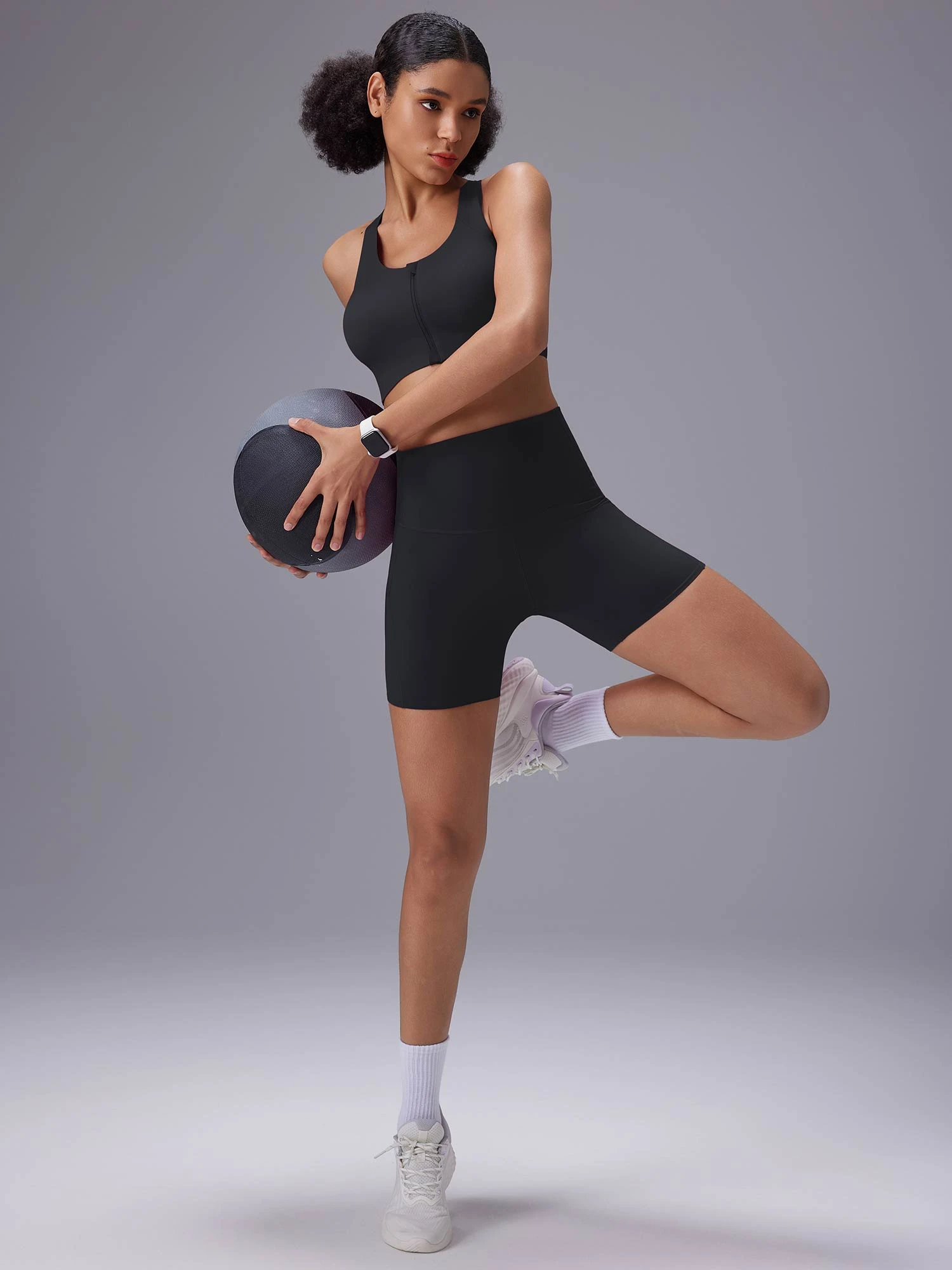 High Rise Compression Shorts 4 High Rise Compression Shorts - Image 4