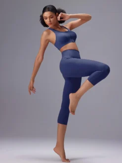 19" Tummy Control Capris -Baleaf Clothing Shop bgy023 11