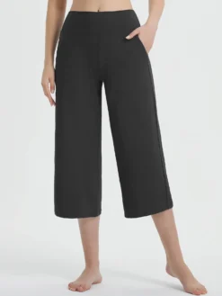 Secret Breeze High-Rise Wide-Leg Capris -Baleaf Clothing Shop bgy032 1 1 9081b9ad 97c8 4b2b 8f25 d84baaf476df