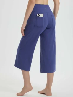 Secret Breeze High-Rise Wide-Leg Capris -Baleaf Clothing Shop bgy032 3 31e6f1d6 fd50 4abd a917 f150fbf26843