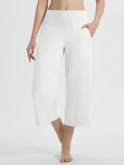 Secret Breeze High-Rise Wide-Leg Capris