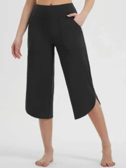 Secret Breeze Curved Hem Capris -Baleaf Clothing Shop bgy033 1 a87f8348 725a 485d 9b2c 8324d847430b