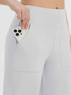 Secret Breeze Curved Hem Capris -Baleaf Clothing Shop bgy033 4 fe267bed 1252 4567 9288 17a5b5740799