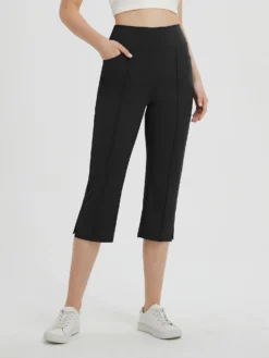 Women's High-Waisted Capri Leggings 37 Women's High-Waisted Capri Leggings -Baleaf Clothing Shop bgy036 1