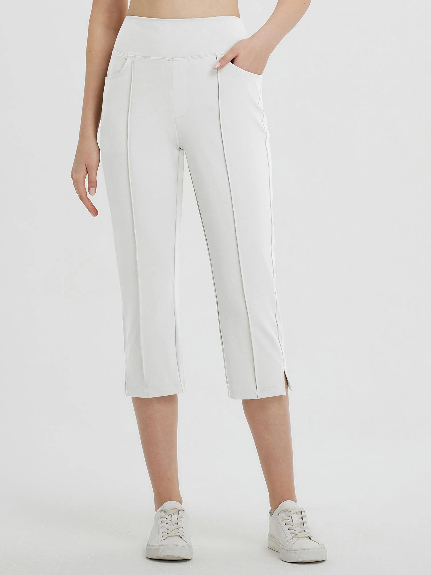 Women's High-Waisted Capri Leggings 7 Women's High-Waisted Capri Leggings - Image 7