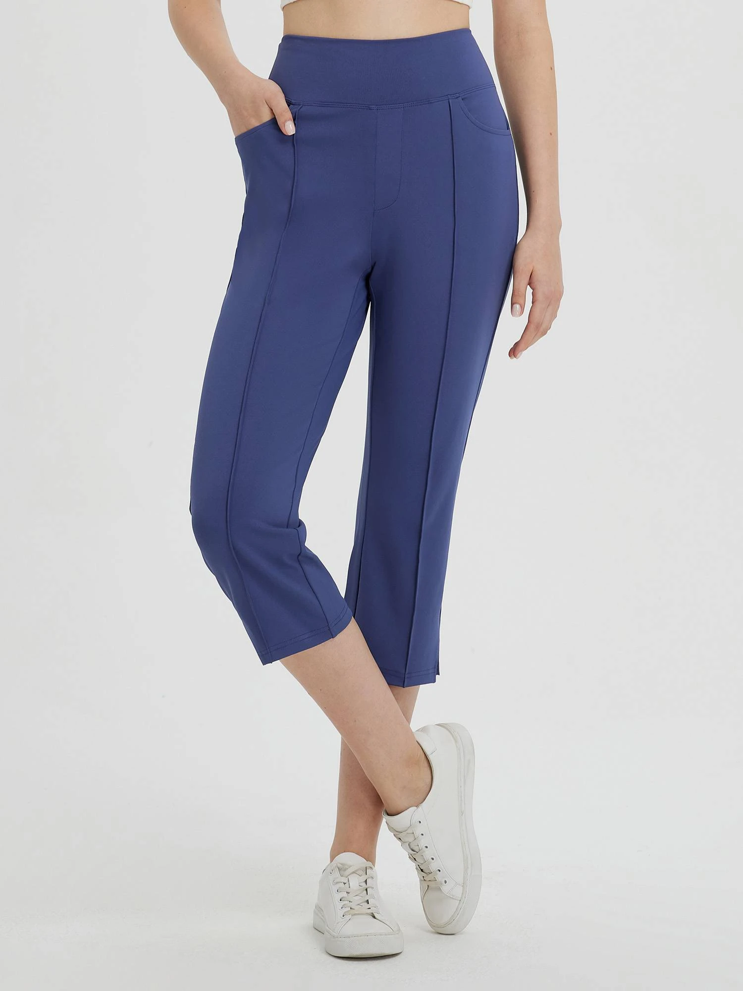 Women's High-Waisted Capri Leggings 1 Women's High-Waisted Capri Leggings