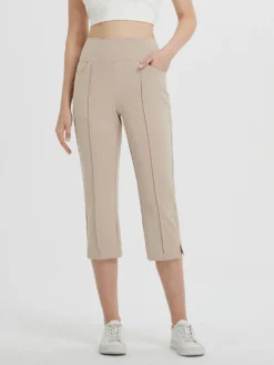 Women's High-Waisted Capri Leggings 32 Women's High-Waisted Capri Leggings -Baleaf Clothing Shop bgy036 1 c2cd3387 0b26 4e6f a9fd ff444640e4ca