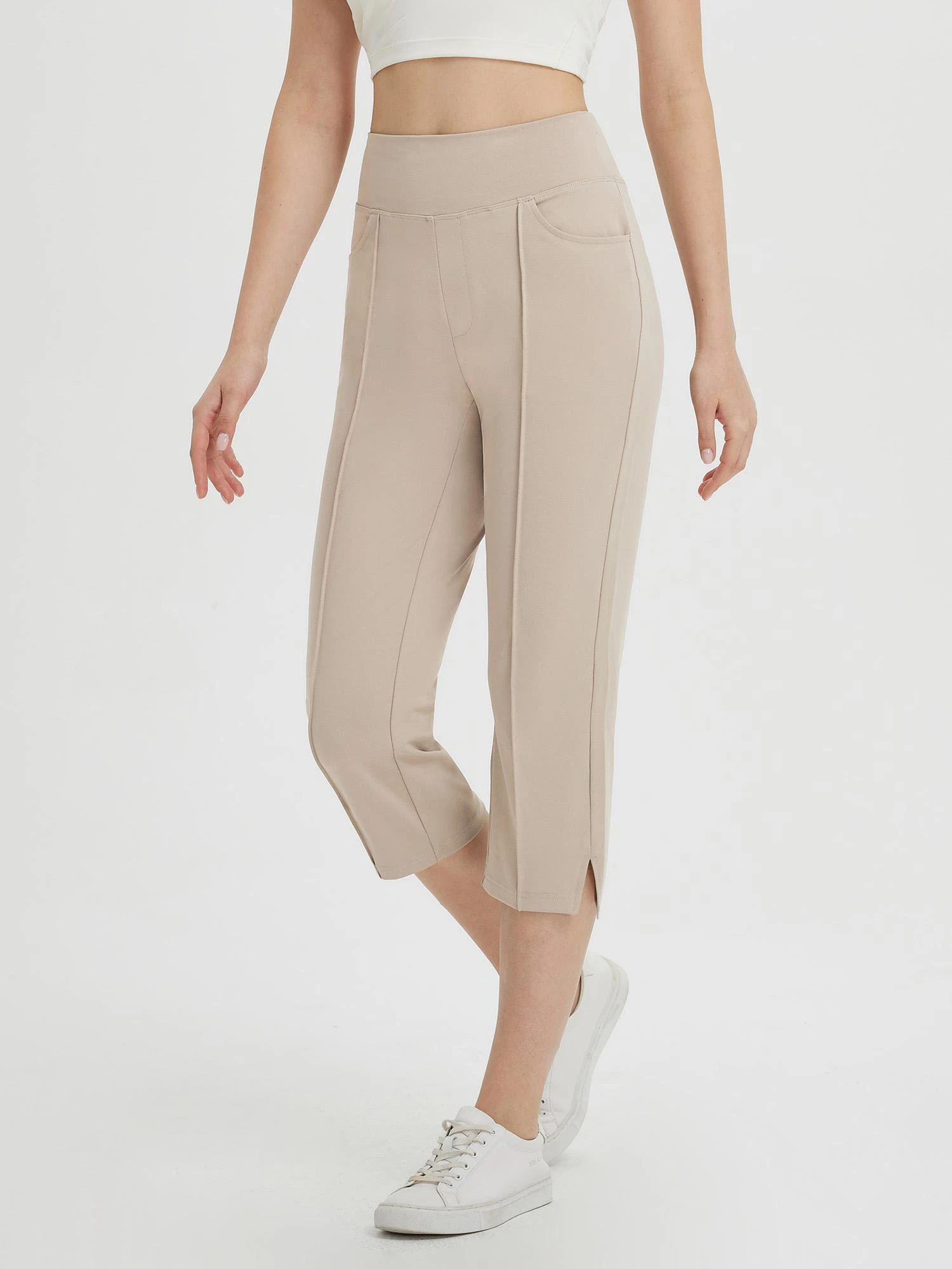 Women's High-Waisted Capri Leggings 14 Women's High-Waisted Capri Leggings - Image 14