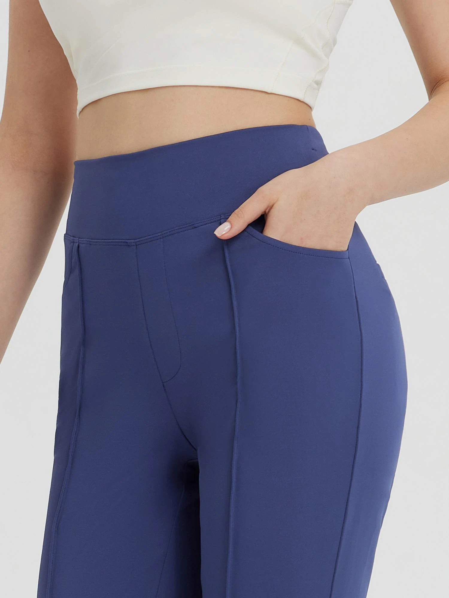 Women's High-Waisted Capri Leggings 5 Women's High-Waisted Capri Leggings - Image 5