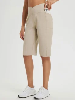 Secret Breeze 14" High-Rise Bermuda Shorts -Baleaf Clothing Shop bgy037 2 cf14fa72 ac6b 45b8 af6b ed98ba1686e0