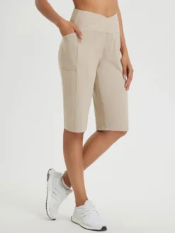 Secret Breeze 14" High-Rise Bermuda Shorts -Baleaf Clothing Shop bgy037 4 e4641718 239a 498e bc66 12fdbc4c2ee6