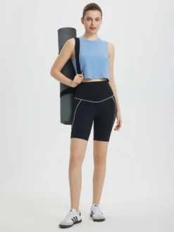 Women's 8" Super High-Waisted Biker Shorts -Baleaf Clothing Shop bgy038