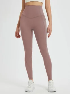 Yoga Ultra-High-Waist Tummy-Control Leggings -Baleaf Clothing Shop bgy052 1