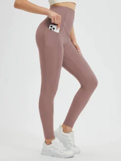Yoga Ultra-High-Waist Tummy-Control Leggings -Baleaf Clothing Shop bgy052 3