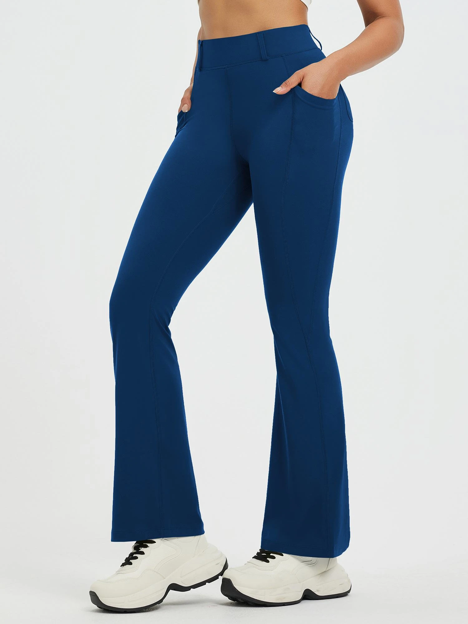 Women’s Yoga Workwear High-Waisted Flared Pants 13 Women’s Yoga Workwear High-Waisted Flared Pants - Image 13