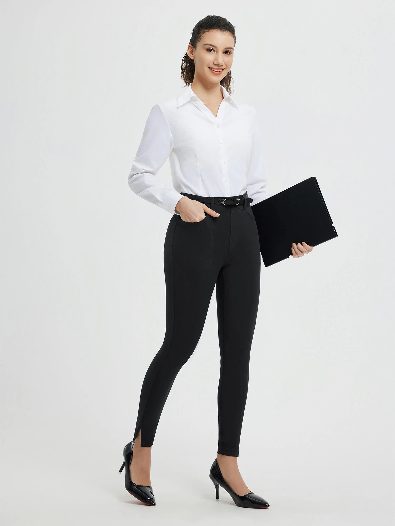 Women’s Yoga Business High-Waisted Tight Pants 12 Women’s Yoga Business High-Waisted Tight Pants - Image 12