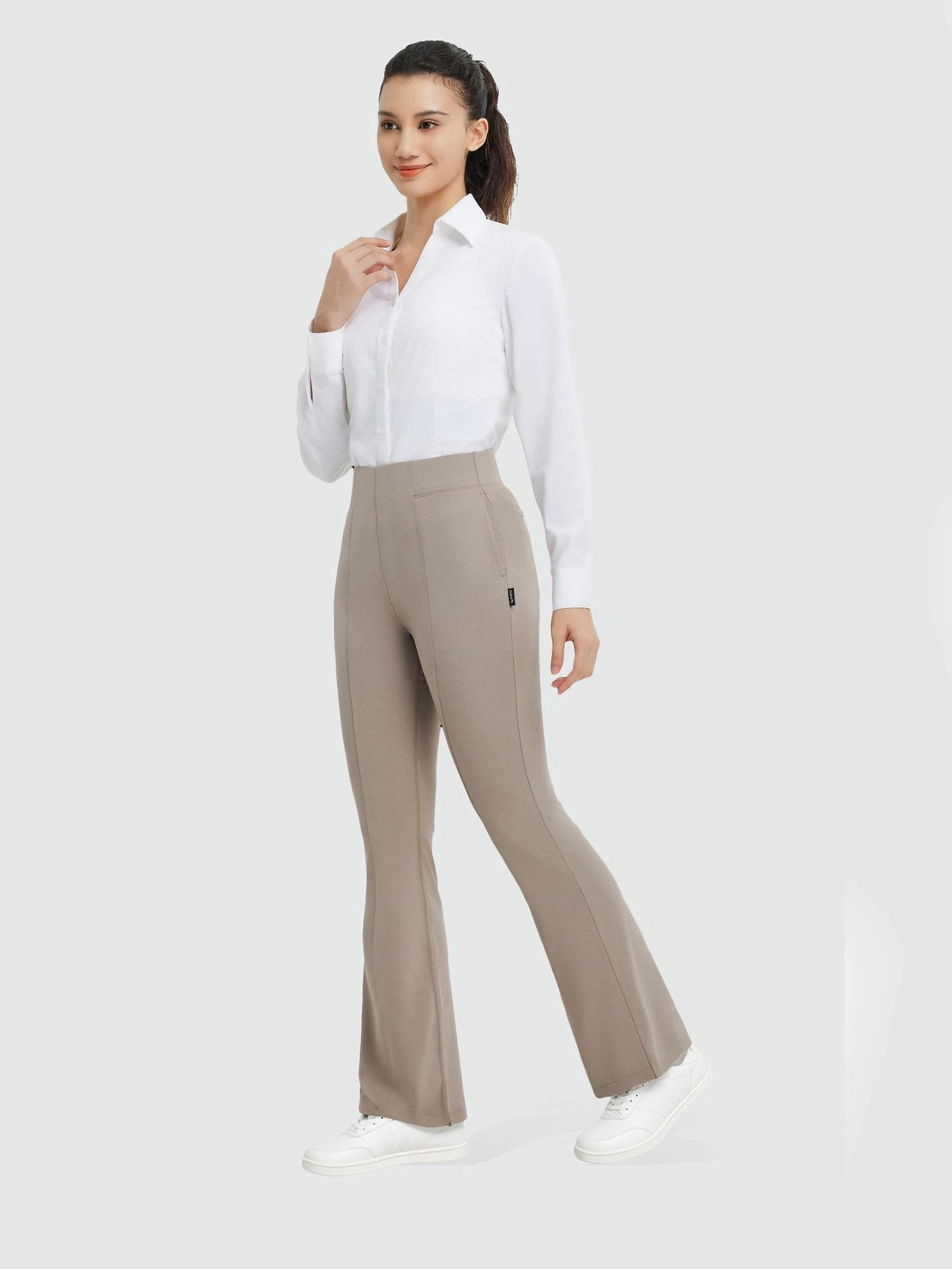 Women's Yoga Business High-Waisted Flared Pants 2 Women's Yoga Business High-Waisted Flared Pants - Image 2