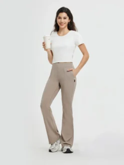 Women's Yoga Business High-Waisted Flared Pants