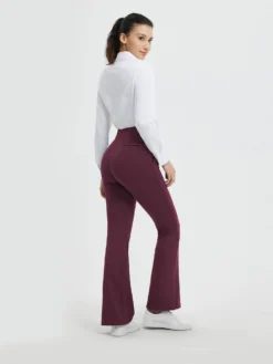 Women's Yoga Business High-Waisted Flared Pants 35 Women's Yoga Business High-Waisted Flared Pants -Baleaf Clothing Shop bgy062 3 1e64d6b8 91c7 413a 838c 829b15dd633d