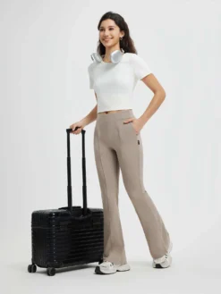 Women's Yoga Business High-Waisted Flared Pants 25 Women's Yoga Business High-Waisted Flared Pants -Baleaf Clothing Shop bgy062 6 ba700957 76fb 4286 8dda 9d1a27b94e0a