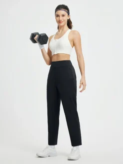 Yoga High Waisted Tapered Pants -Baleaf Clothing Shop bgy065 black7