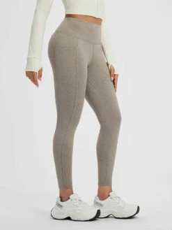 Women’s Yoga Floral Fleece High-Waisted Leggings 27 Women’s Yoga Floral Fleece High-Waisted Leggings -Baleaf Clothing Shop bgy066 2