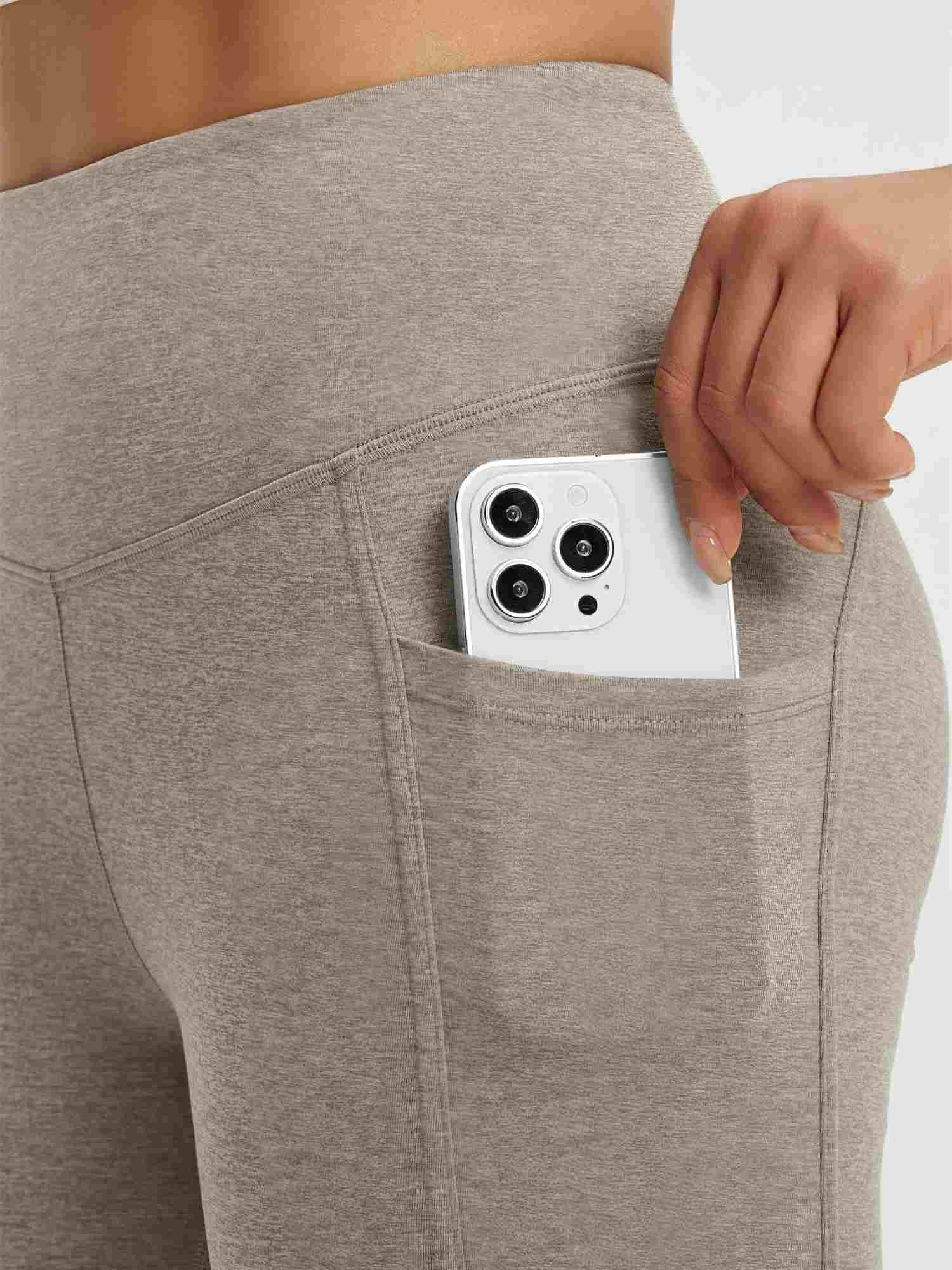 Women’s Yoga Floral Fleece High-Waisted Flared Leggings 4 Women’s Yoga Floral Fleece High-Waisted Flared Leggings - Image 4