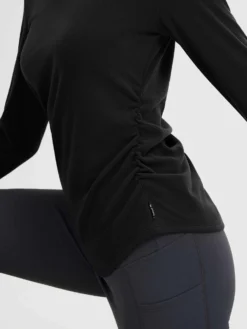 Yoga Side Drawstring Long Sleeve Shirt -Baleaf Clothing Shop bgy069 4 4343f446 80e8 458c 9e37 6d9cfd4fd59a