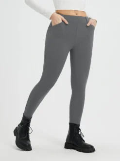 Women's Yoga Streetwear Multi-Pocket Fleece High-Waisted Leggings 32 Women's Yoga Streetwear Multi-Pocket Fleece High-Waisted Leggings -Baleaf Clothing Shop bgy075 1 9fa036e8 3f9e 4c8b b850 d894163d8403