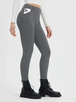 Women's Yoga Streetwear Multi-Pocket Fleece High-Waisted Leggings 33 Women's Yoga Streetwear Multi-Pocket Fleece High-Waisted Leggings -Baleaf Clothing Shop bgy075 2 eaff85e6 1118 4cda a824 712339f0e820