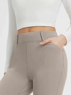 Women's Yoga Streetwear Multi-Pocket Fleece High-Waisted Leggings 23 Women's Yoga Streetwear Multi-Pocket Fleece High-Waisted Leggings -Baleaf Clothing Shop bgy075 4 ad7d55d3 d319 4435 b42a 3baa80b71293