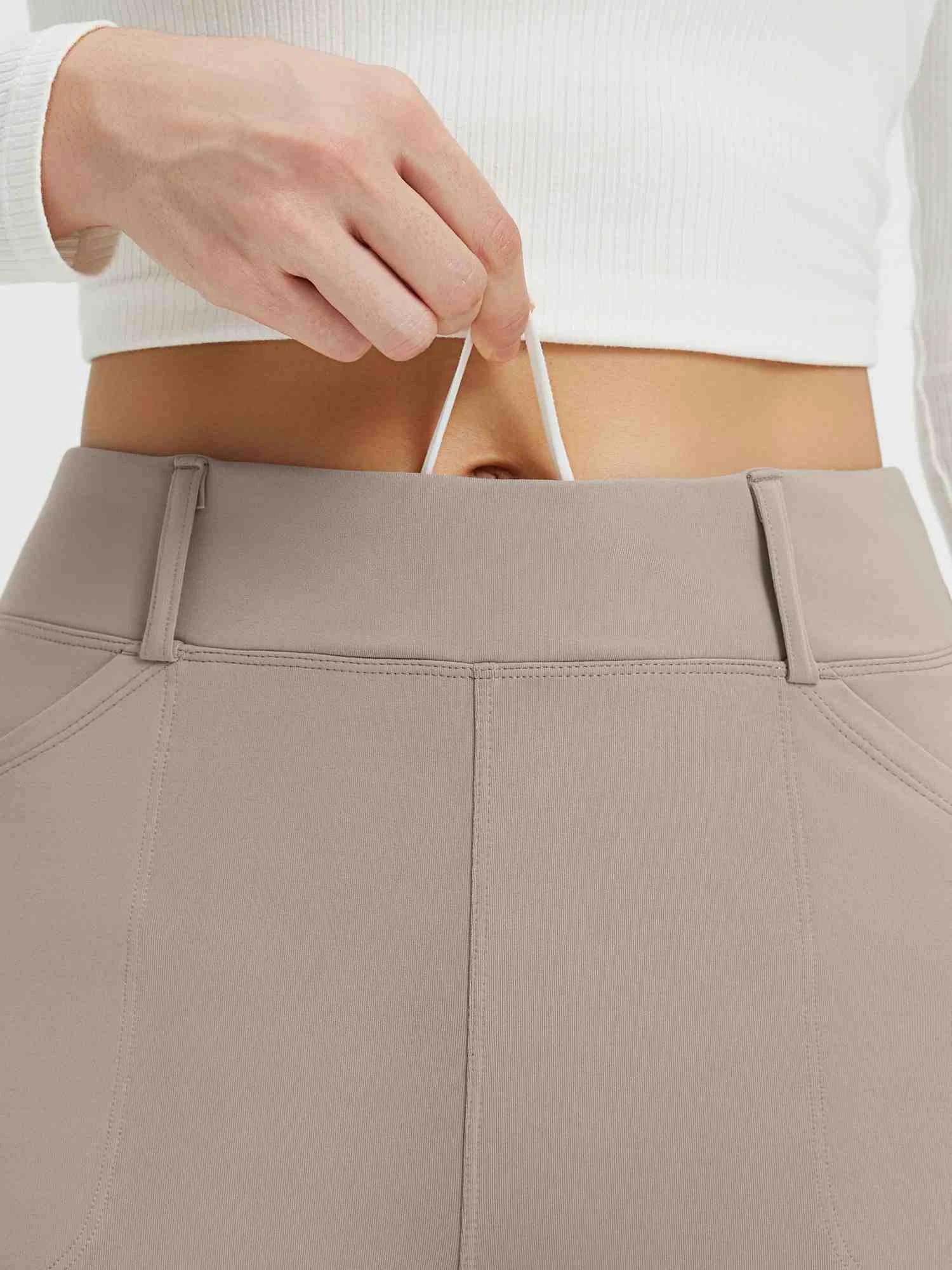 Women's Yoga Streetwear Multi-Pocket Fleece High-Waisted Leggings 5 Women's Yoga Streetwear Multi-Pocket Fleece High-Waisted Leggings - Image 5