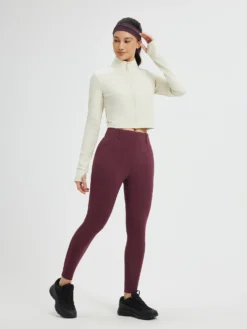 Women's Yoga Streetwear Multi-Pocket Fleece High-Waisted Leggings 31 Women's Yoga Streetwear Multi-Pocket Fleece High-Waisted Leggings -Baleaf Clothing Shop bgy075 6 a6bb0fac 2420 47e8 9d96 811a1fec969f