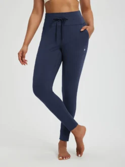 Women’s Yoga Cuffed Fleece High-Waisted Leggings -Baleaf Clothing Shop bgy076 1