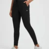 Women’s Yoga Cuffed Fleece High-Waisted Leggings