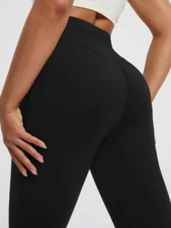 Women’s Yoga Cuffed Fleece High-Waisted Leggings -Baleaf Clothing Shop bgy076 4 4f128fca 3ac0 457d 92af cc57cfc902e8