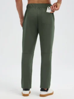 Men's Yoga Waterproof High-Waisted Straight-Leg Pants -Baleaf Clothing Shop bgy082 3 1068401e 02ad 4d11 89c8 9871ba552b82