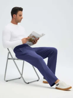 Men's Yoga Waterproof High-Waisted Straight-Leg Pants -Baleaf Clothing Shop bgy082 6