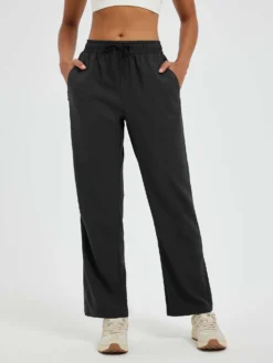 Outdoor Woven Wide Leg Straight Leg Hiking Pants