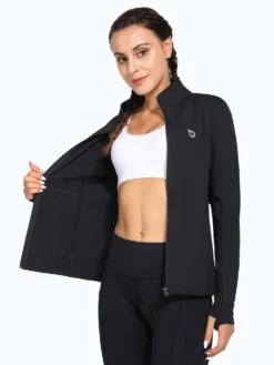 Cycling Long Sleeve Fleece Jacket -Baleaf Clothing Shop cai039 2 08c0538f 49d5 4ba6 8c12 f12ccede07c1