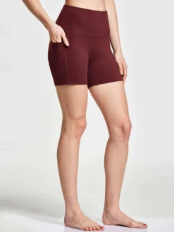 Women's 5" High-Waisted Compression Biker Shorts With Side Pockets -Baleaf Clothing Shop cbh005 2 5f10d656 3137 48f2 a651 ad206c88c607