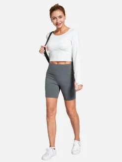 Women's 6" High-Waisted Biker Shorts 31 Women's 6" High-Waisted Biker Shorts -Baleaf Clothing Shop cbh014 6 bf9bdff6 678e 4142 8828 ee02fd370370