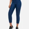 Women's UPF 50+ High-Waisted Padded Cycling Capris