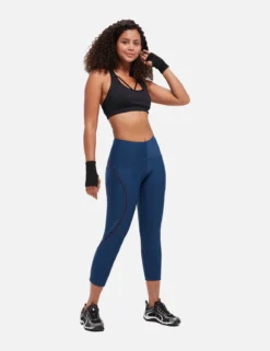 Women's UPF 50+ High-Waisted Padded Cycling Capris -Baleaf Clothing Shop dai001 4