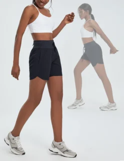 Women's 5" High-Waisted Quick-Dry Running Shorts -Baleaf Clothing Shop dbd014 4 b3f663ab e87a 4012 b129 3a07b39777af