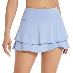 Women's High-Waisted Pleated Running Skirt With Ruffle Hem -Baleaf Clothing Shop dbd022 1 697f59e0 5654 4312 81a0 d1e5845a20d7