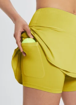 Women's High-Waisted Pleated Running Skirt With Ruffle Hem -Baleaf Clothing Shop dbd022 4 84d116f9 0db4 4610 b950 c72b5b0bc6c5