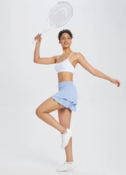 Women's High-Waisted Pleated Running Skirt With Ruffle Hem -Baleaf Clothing Shop dbd022 6 f1f1a600 5724 4eb2 a687 ee621e27e095