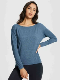 Women's Long-Sleeve Workout T-Shirt -Baleaf Clothing Shop dbd079 1 23d9f072 5943 40a3 8a58 8362b2941948